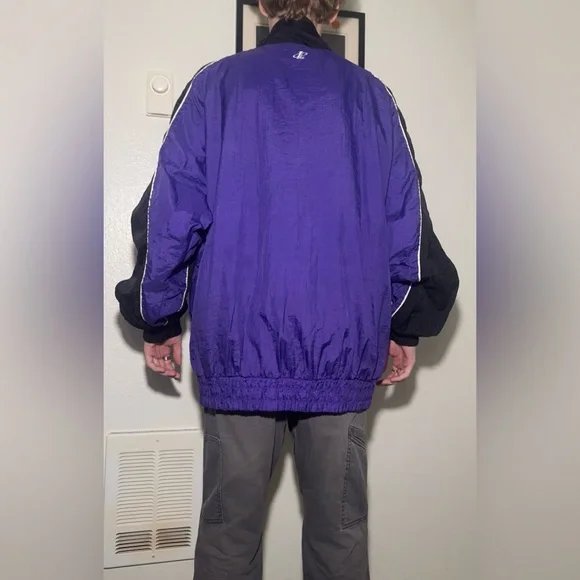 Vintage Colorado Rockies Purple and Black Lightweight Windbreaker Jacket - Picture 3 of 3